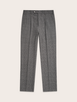 Grey Plaid Wool Suit