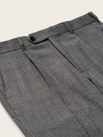 Grey Plaid Wool Suit