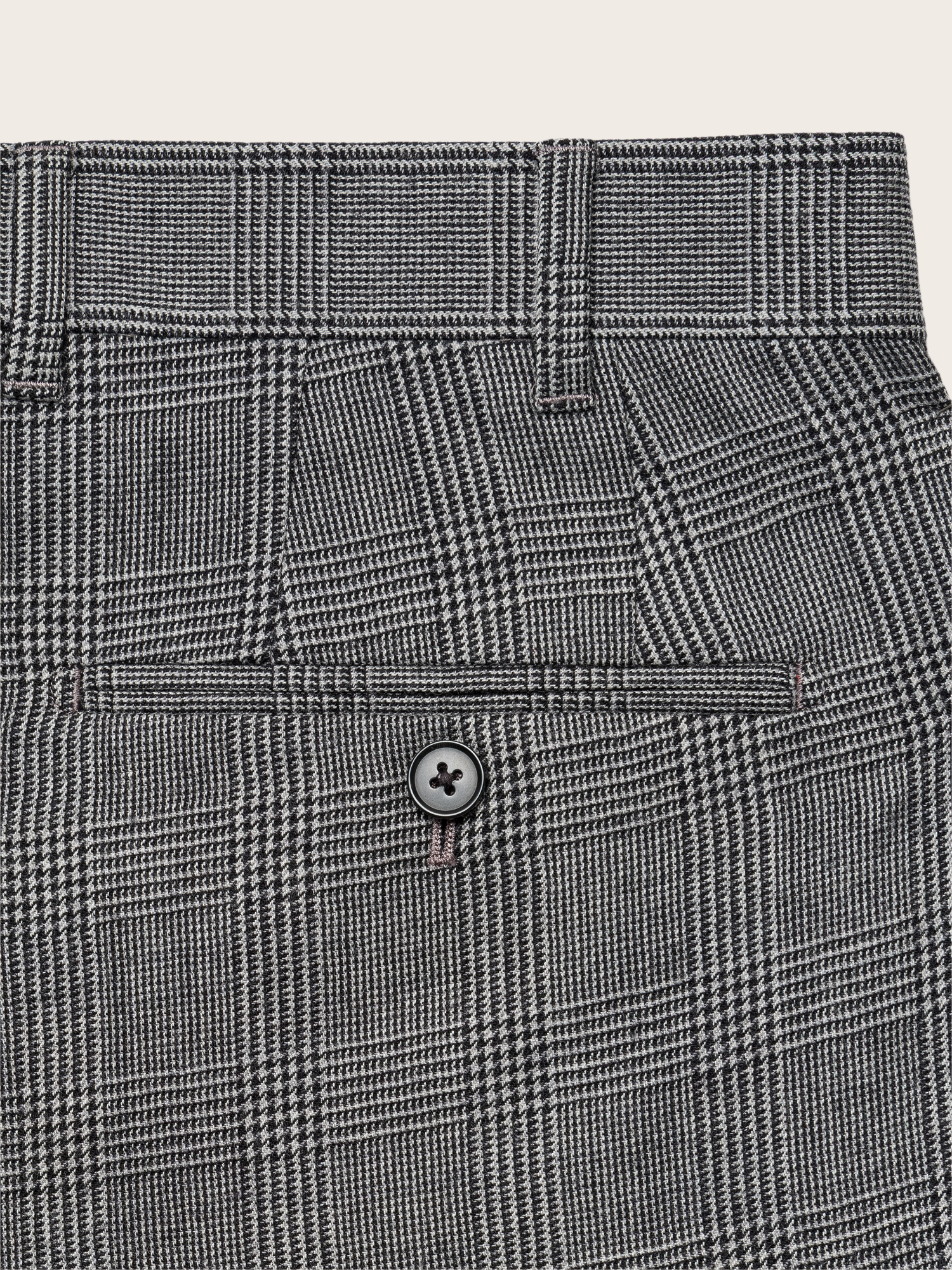 Grey Plaid Wool Suit