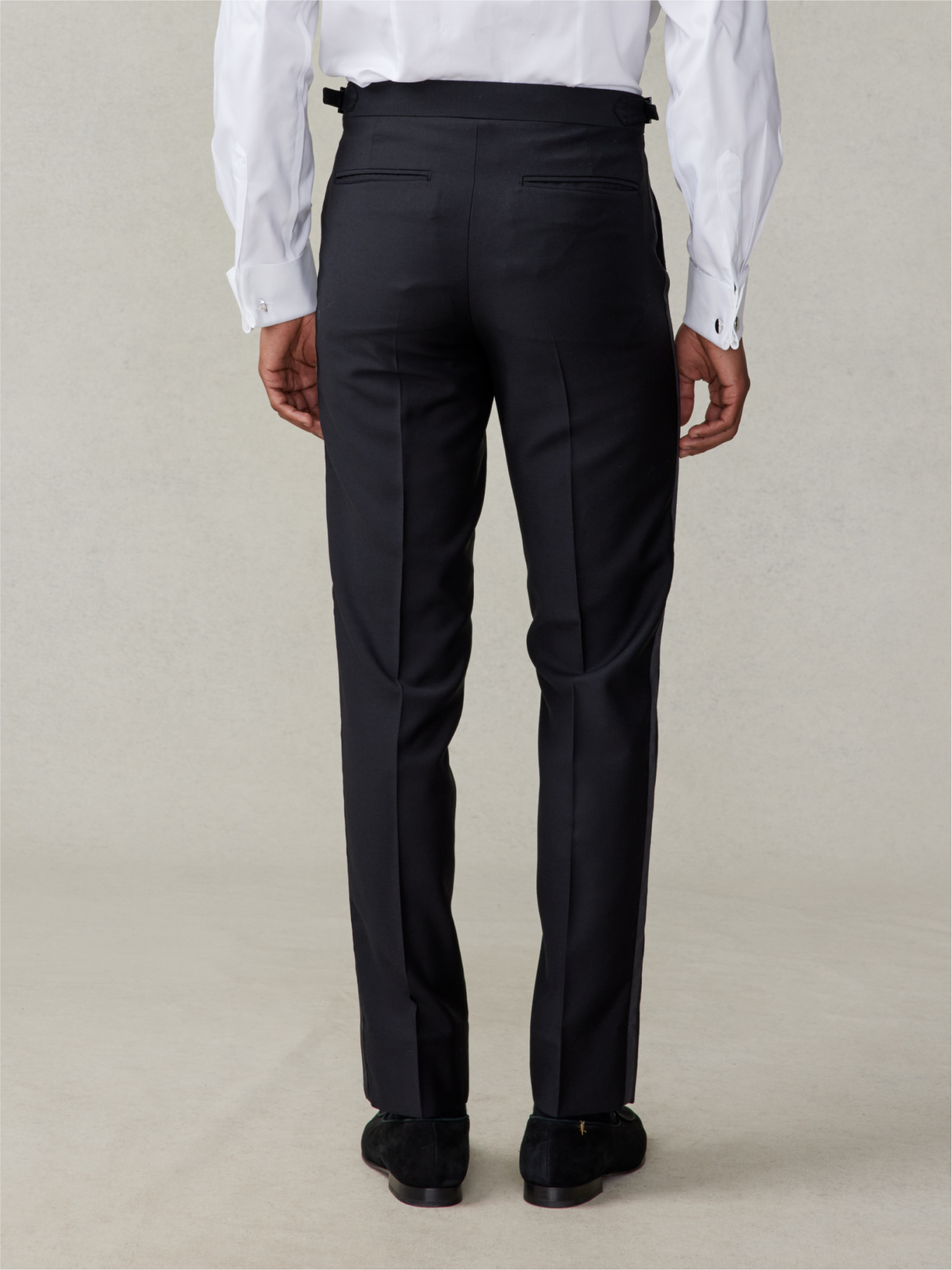 Grosgrain Bound Tuxedo Pants - Classic