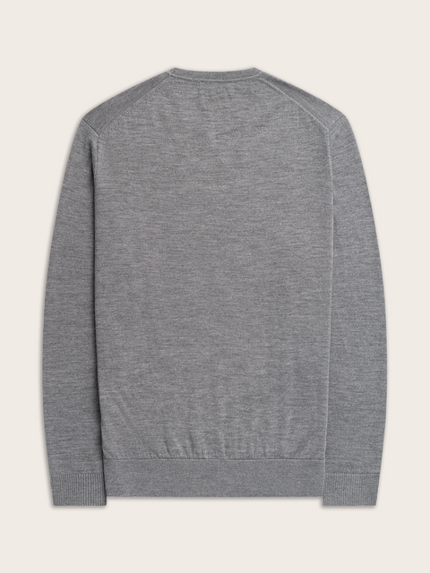 Heather Grey Crew Sweater