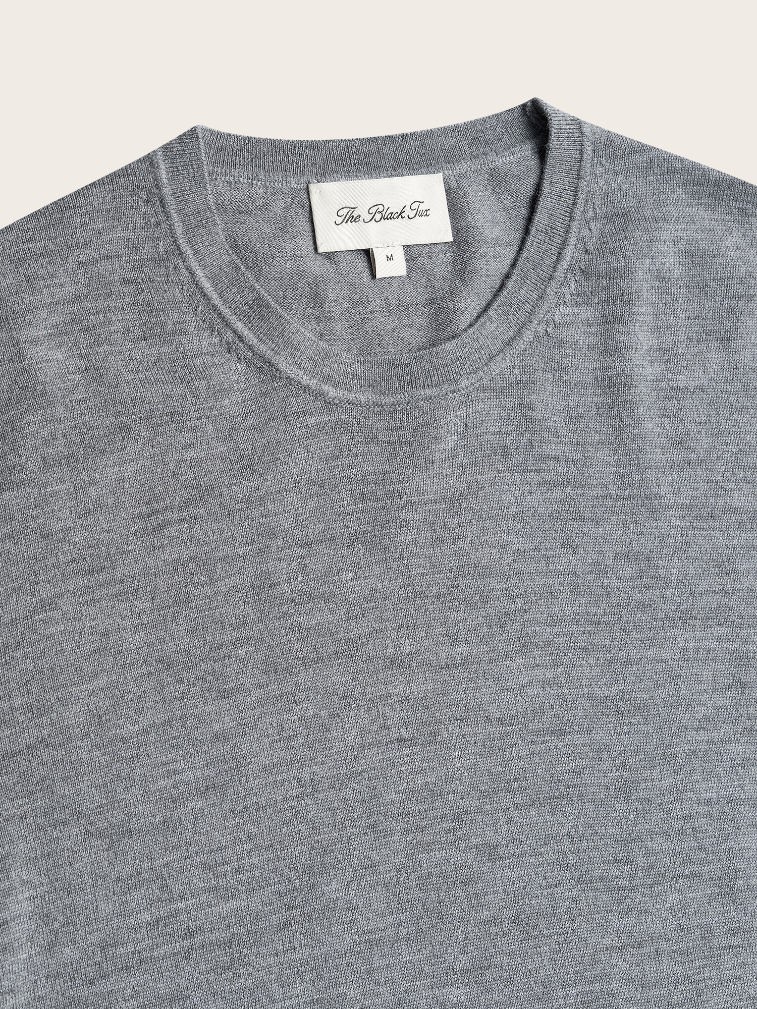 Heather Grey Crew Sweater