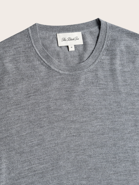 Heather Grey Crew Sweater