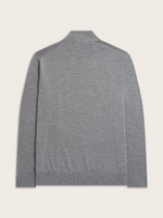 Heather Grey ¼ Zip Sweater