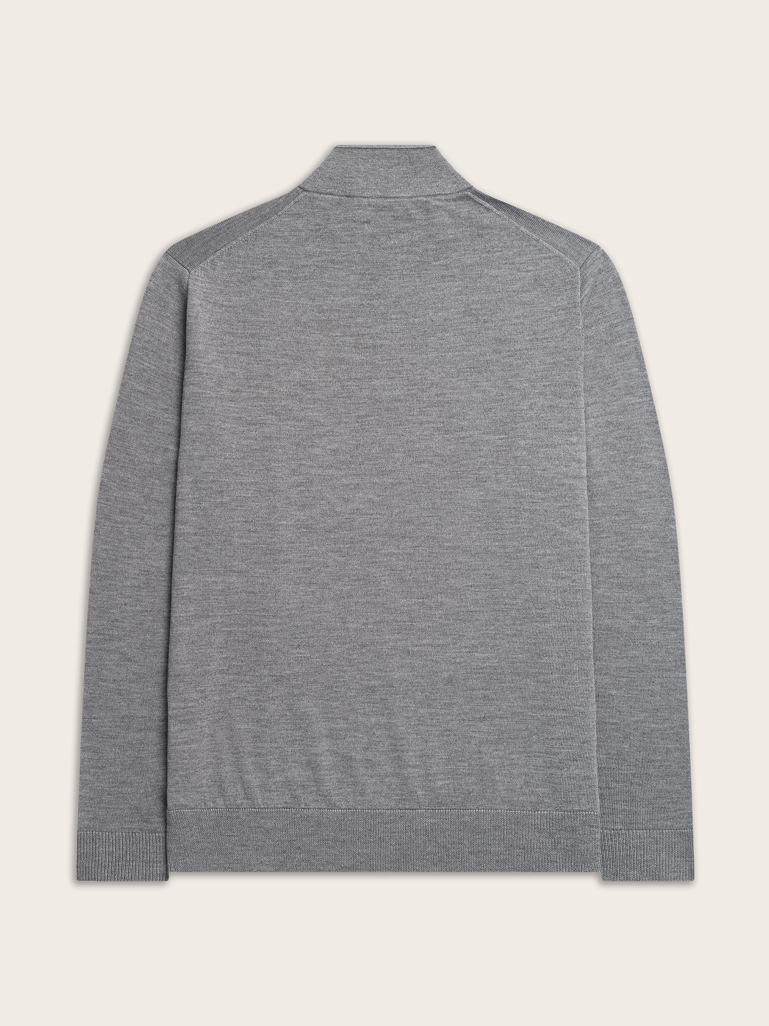 Heather Grey ¼ Zip Sweater