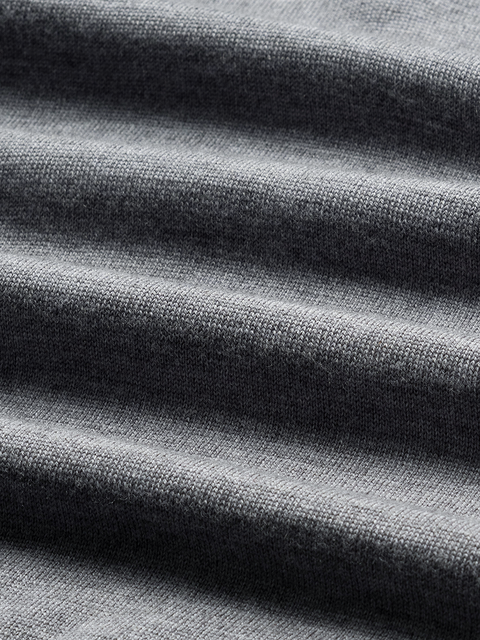 Heather Grey ¼ Zip Sweater