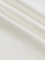 White Cotton Pique Polo Shirt