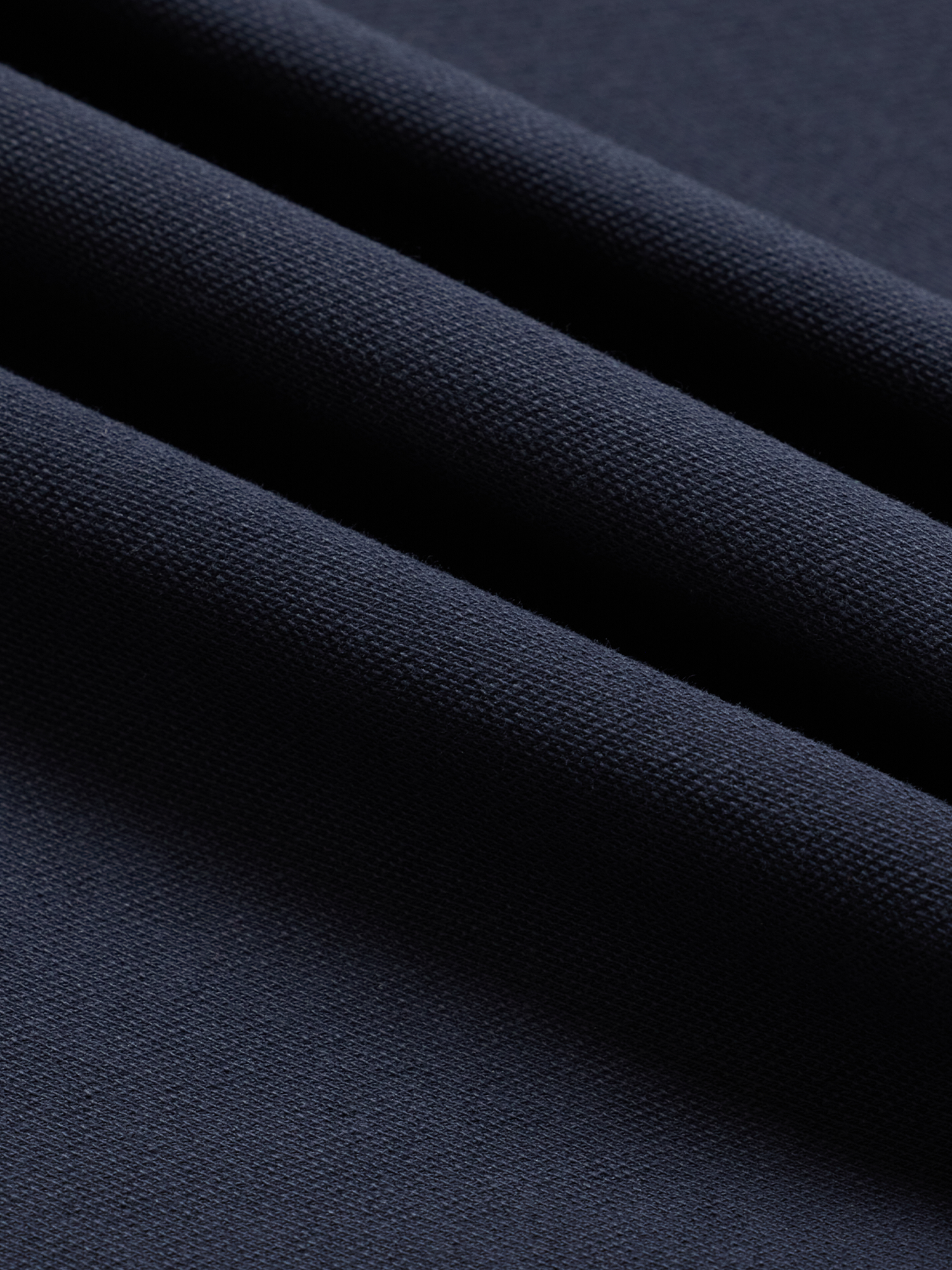 Navy Cotton Pique Polo Shirt