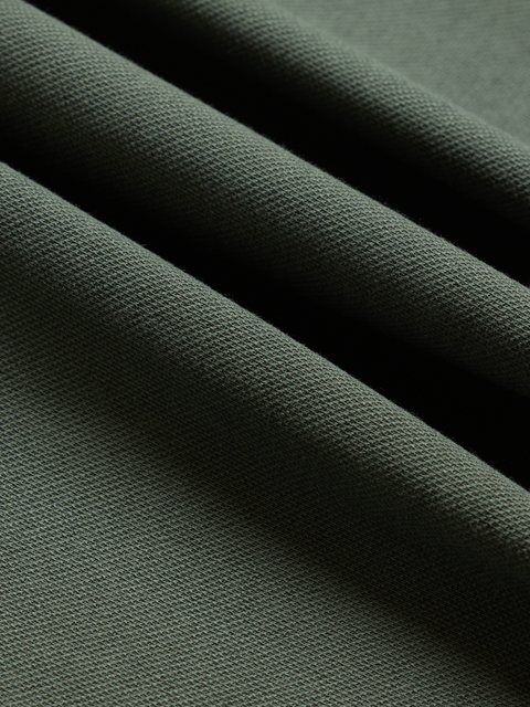 Moss Cotton Pique Polo Shirt