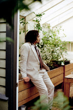 Mojave Tan Linen Suit Jacket