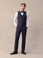 Midnight Blue Tuxedo Vest