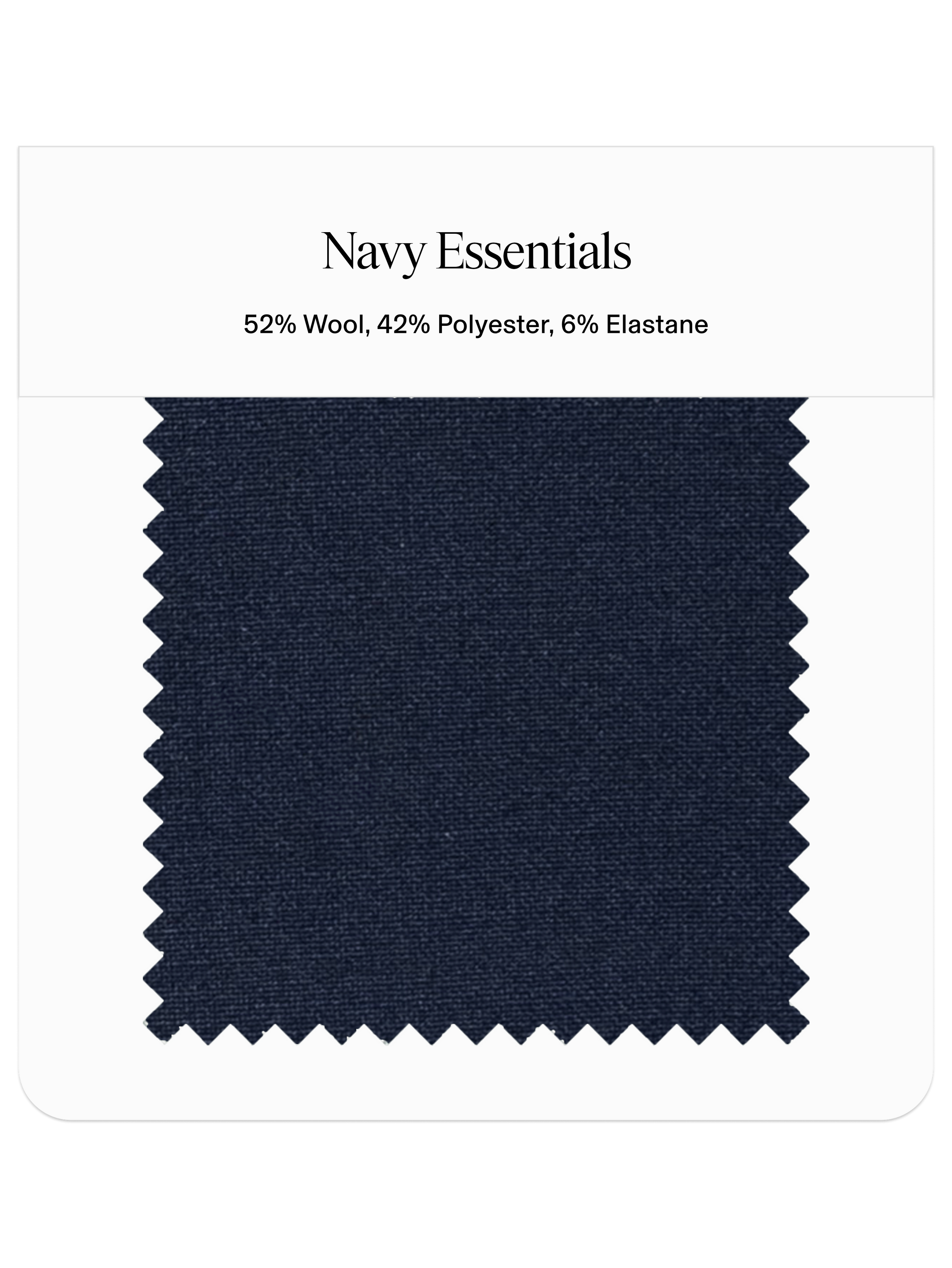 Navy Essentials Tuxedo Swatch