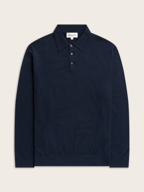 Navy Polo Sweater