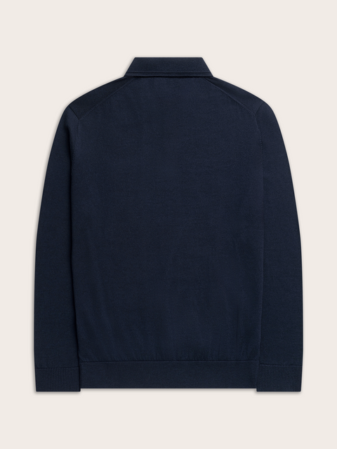 Navy Polo Sweater