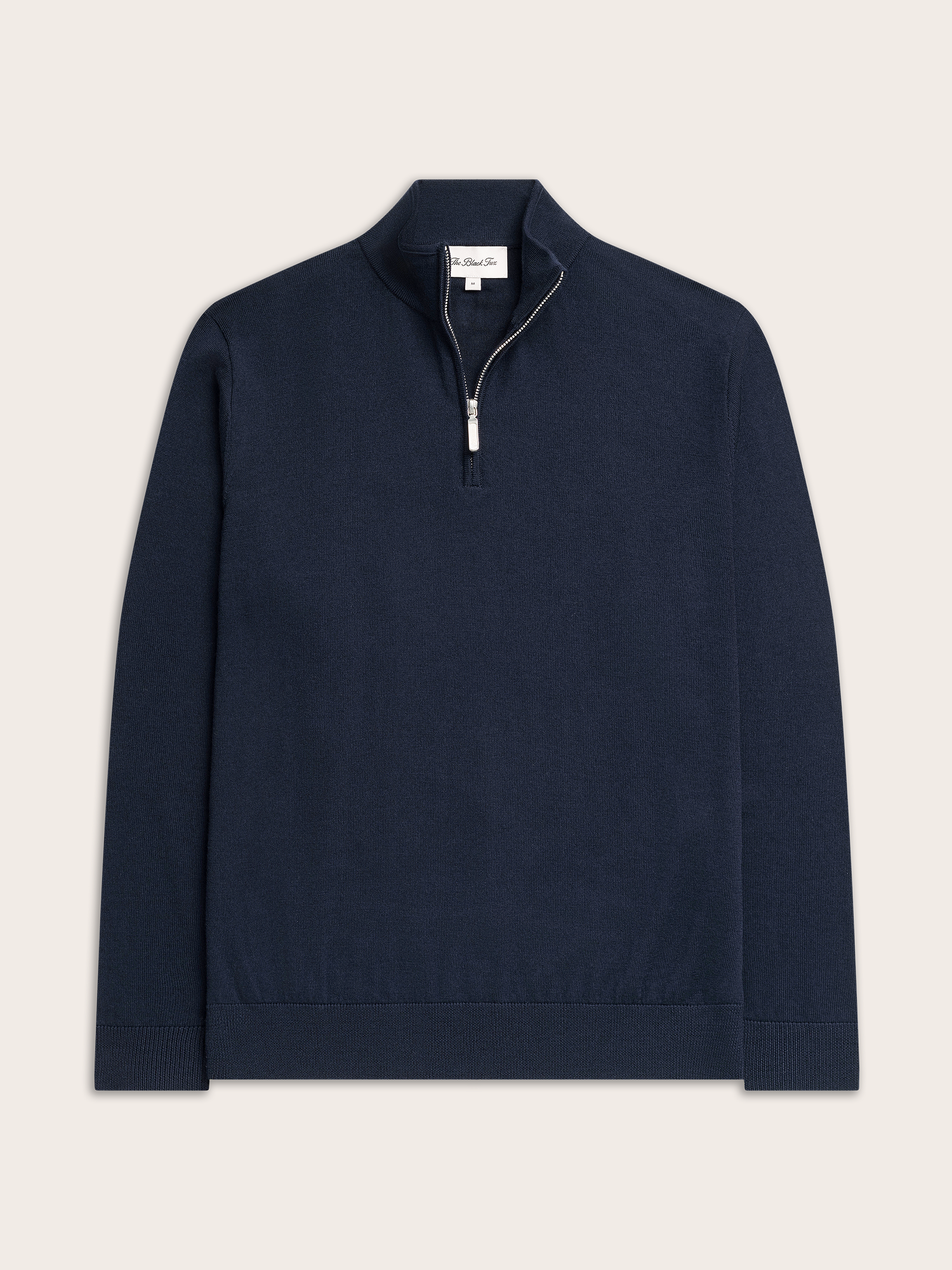 Navy ¼ Zip Sweater