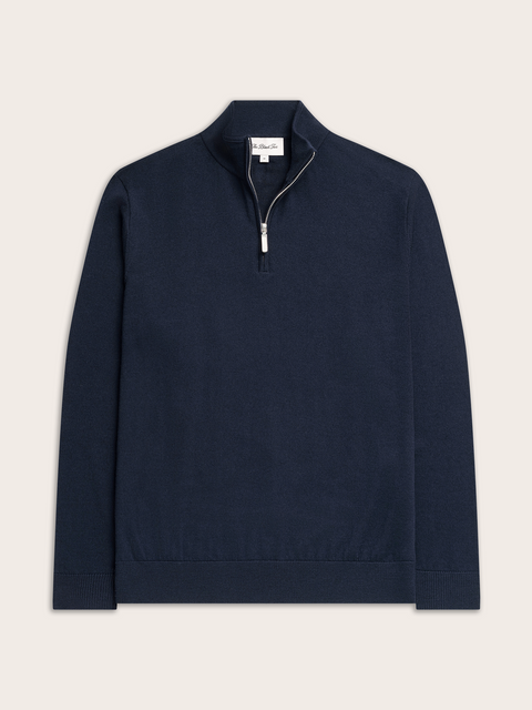 Navy ¼ Zip Sweater