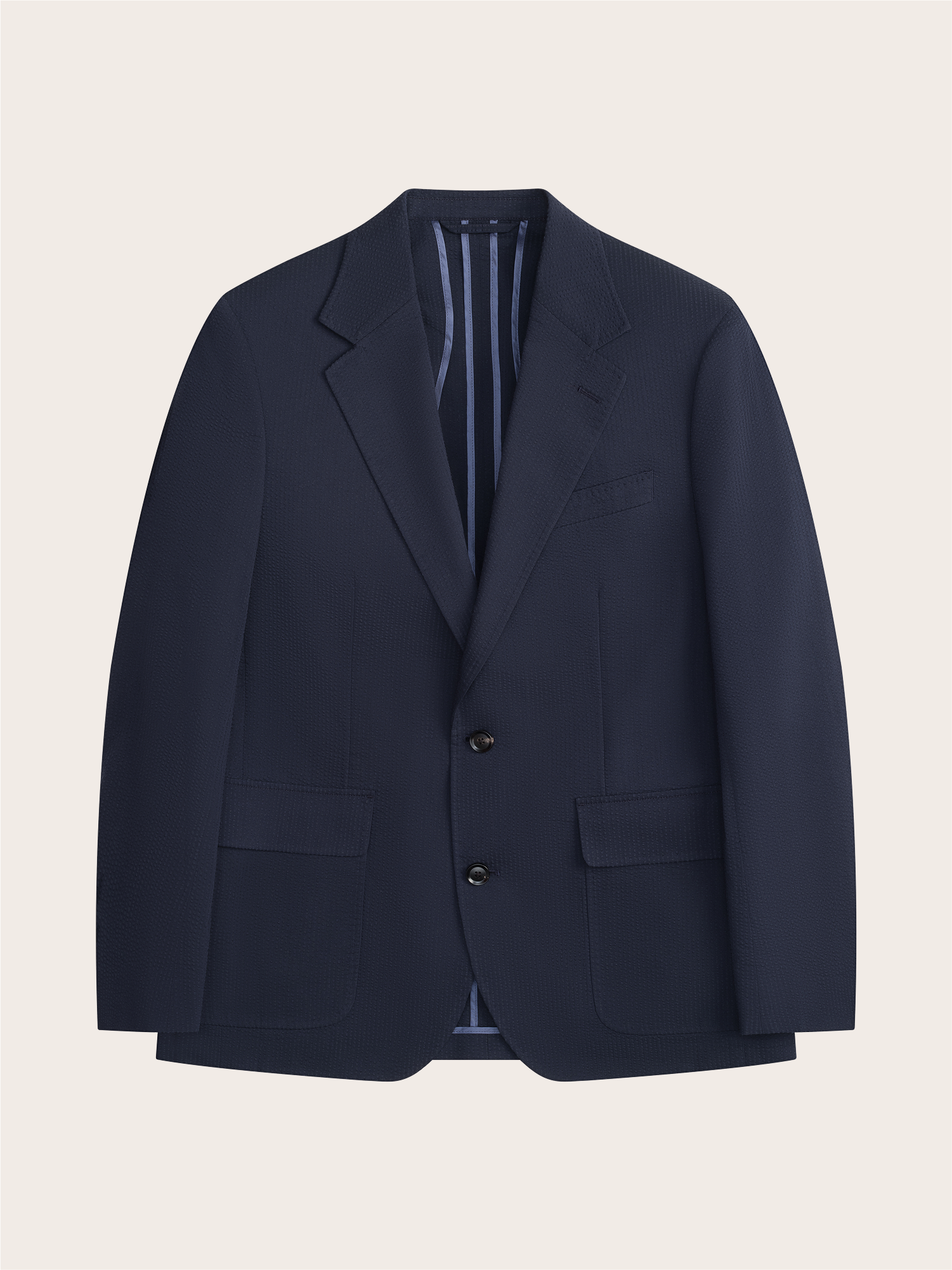 Navy Seersucker Suit Jacket