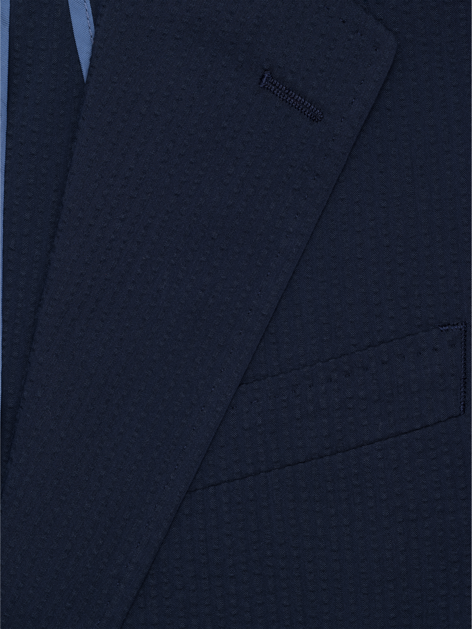 Navy Seersucker Suit Jacket