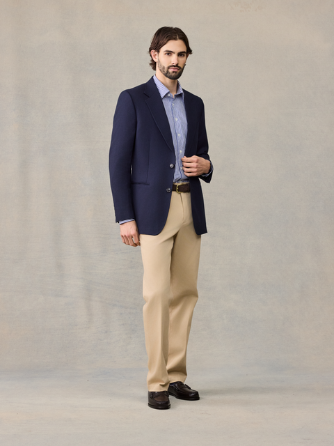 Solid Navy Sportcoat