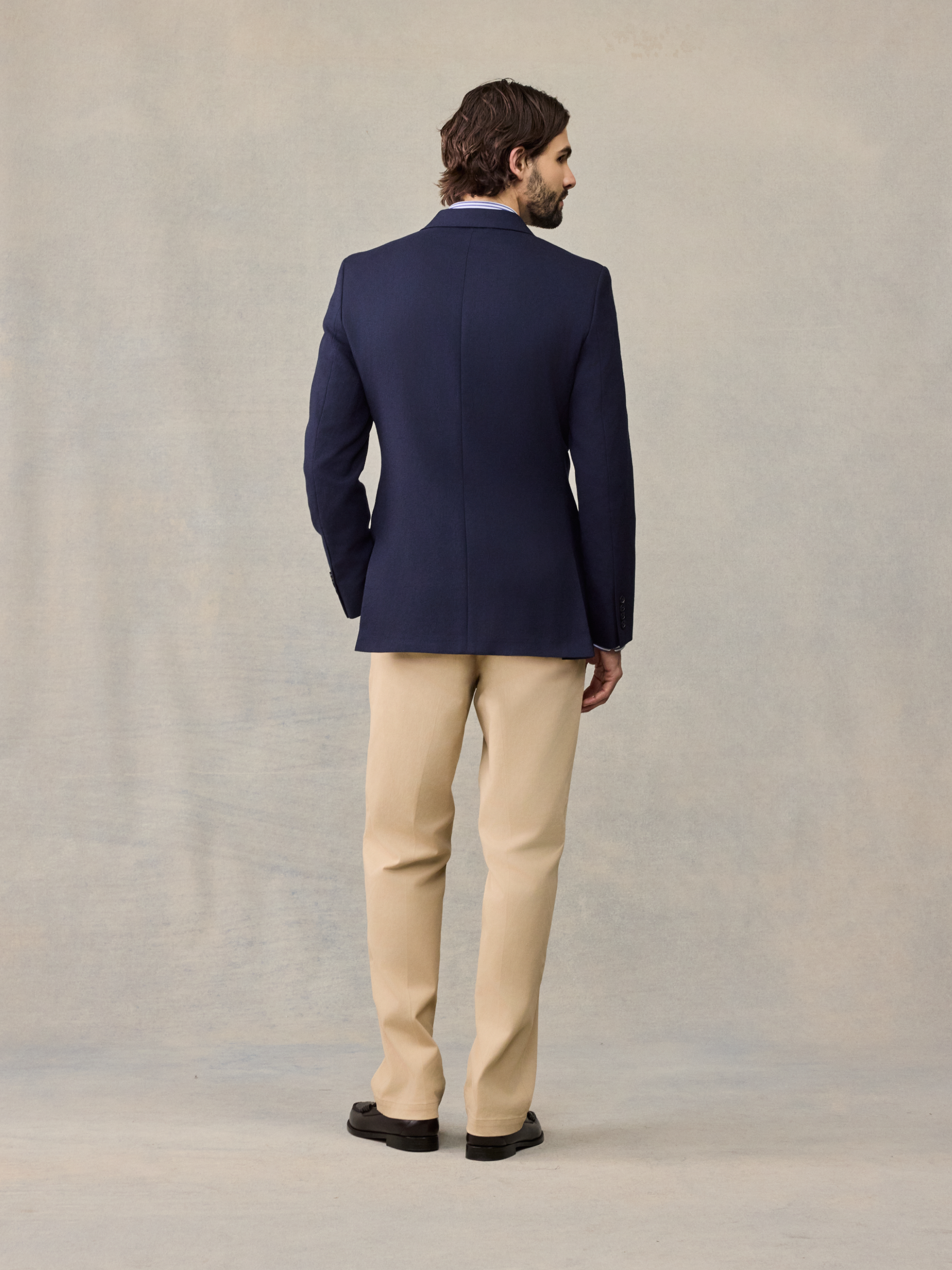 Solid Navy Sportcoat