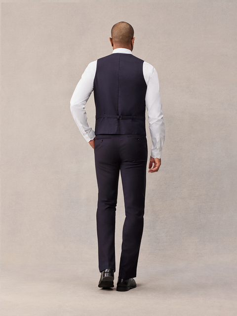 Navy Blue Suit Vest
