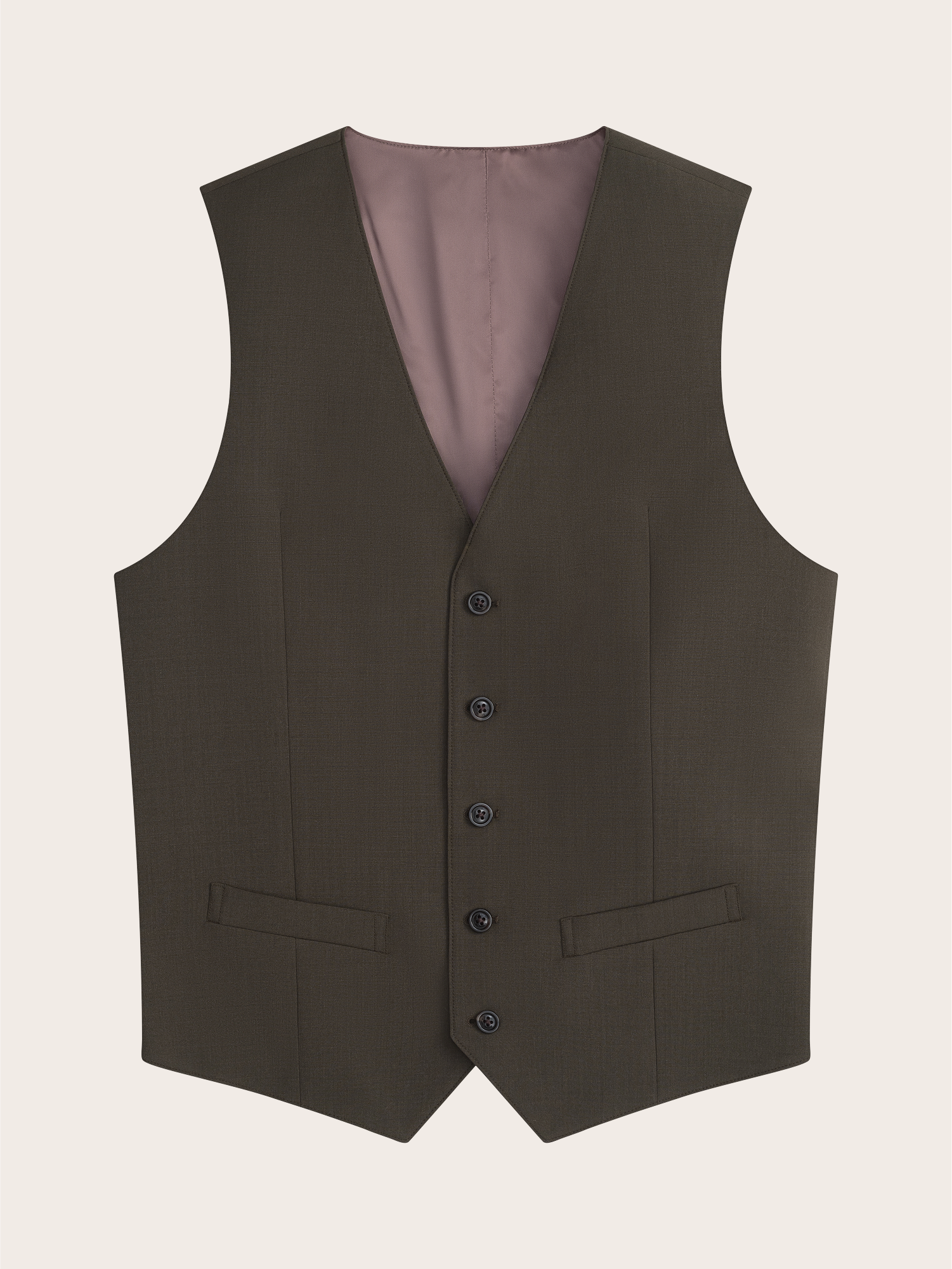 Essential Olive Suit Vest | The Black Tux