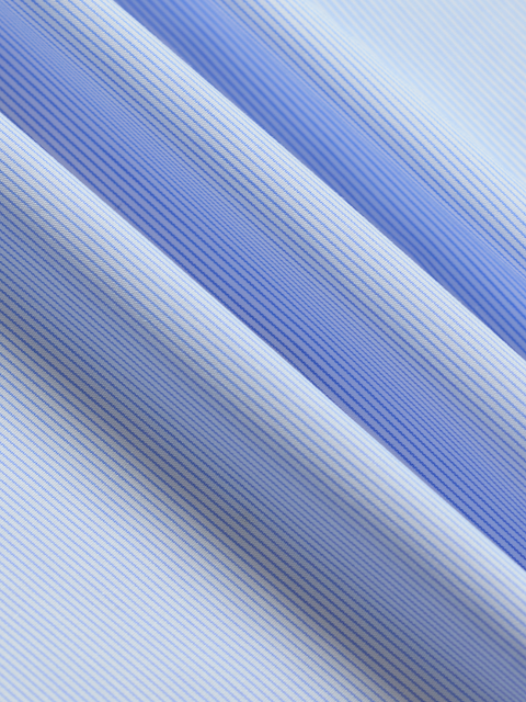 Light Blue & White Stripe Dress Shirt