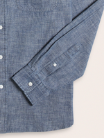 Dark Wash Chambray Work Shirt