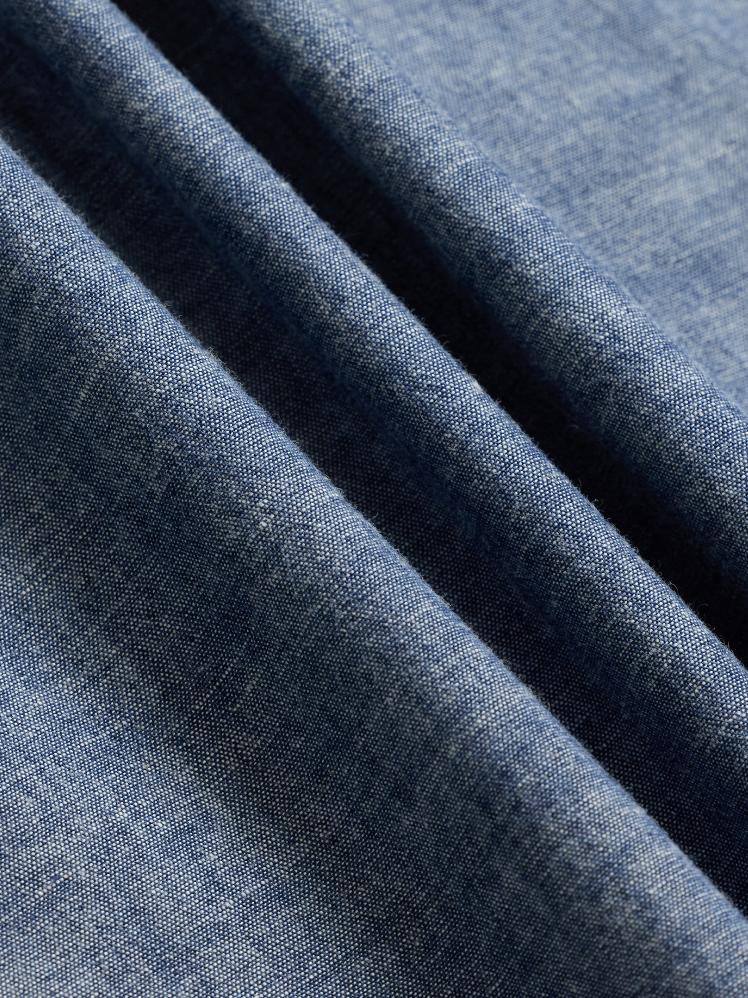 Dark Wash Chambray Work Shirt