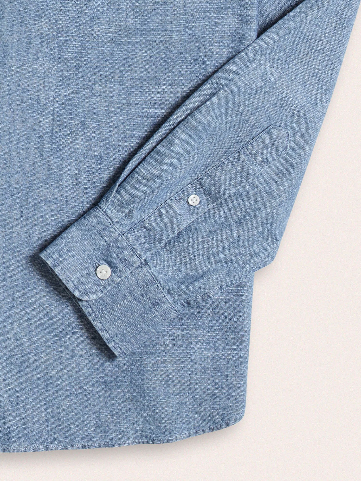 Light Wash Chambray Work Shirt