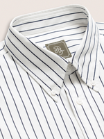Navy Stripe Oxford Shirt