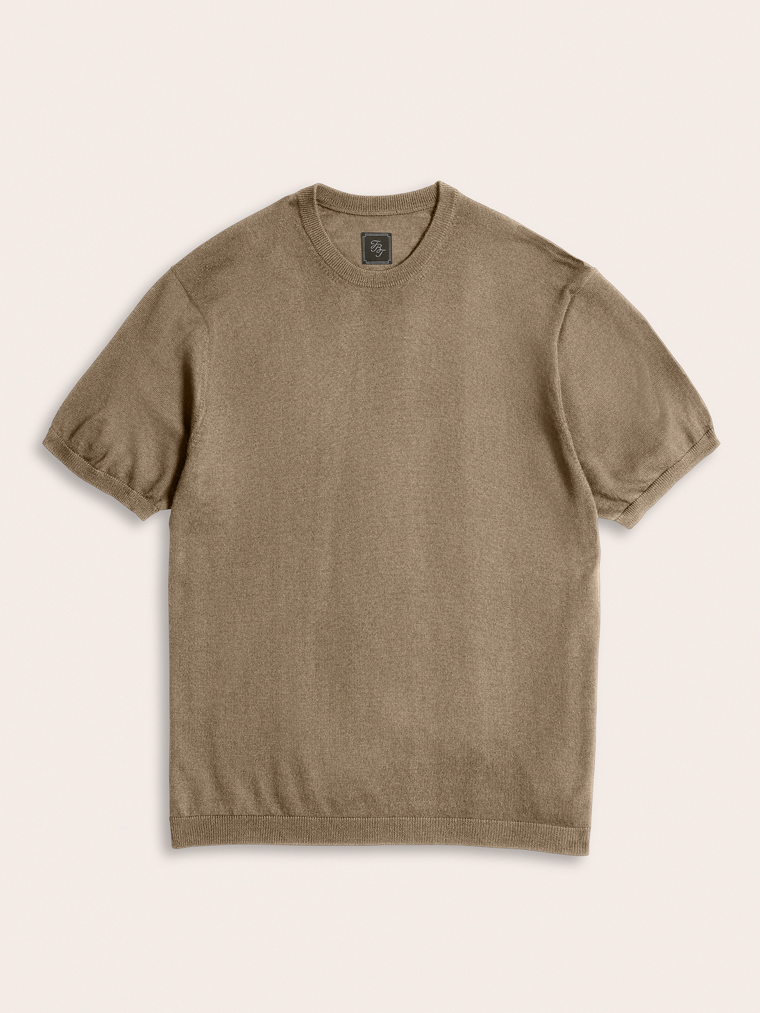Mushroom Sweater Knit Tee