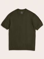 Olive Sweater Knit Tee