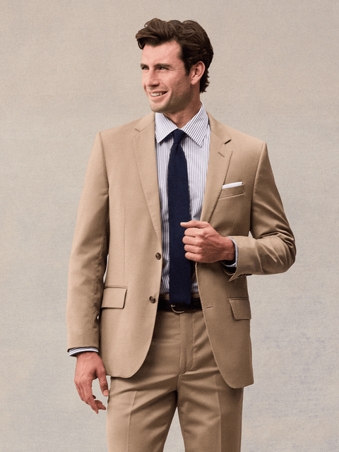 Camel Brown Suit