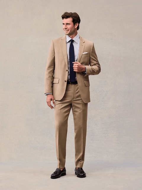 Camel Brown Suit