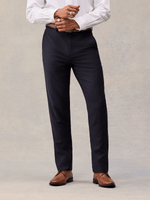 Navy Blue Suit Pants - Classic