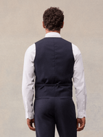 Navy Blue Suit Vest
