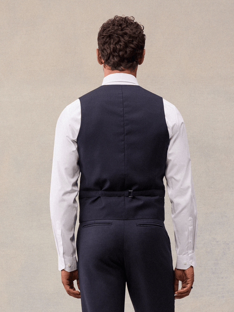 Navy Blue Suit Vest