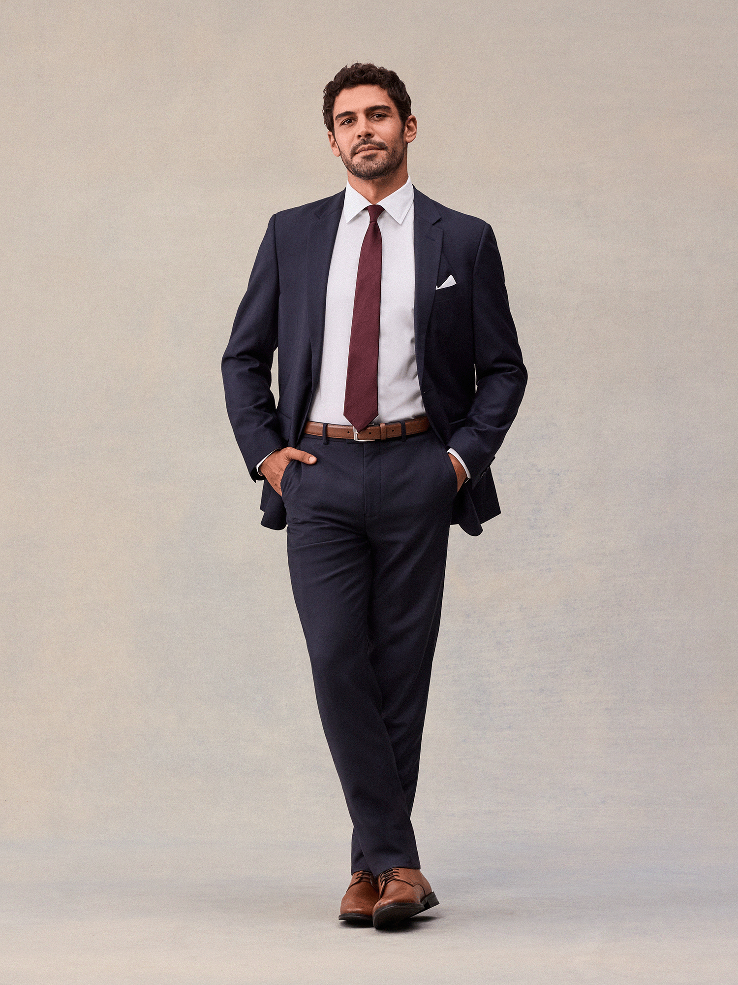 Navy Blue Suit for Weddings & Formal Events