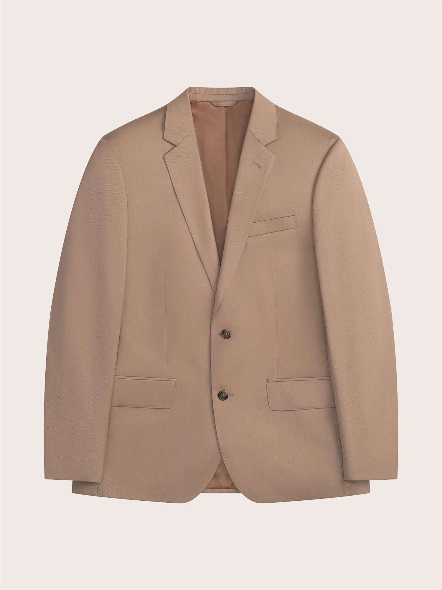 Camel Brown Suit Jacket