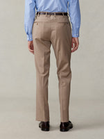 Camel Brown Suit Pants - Slim