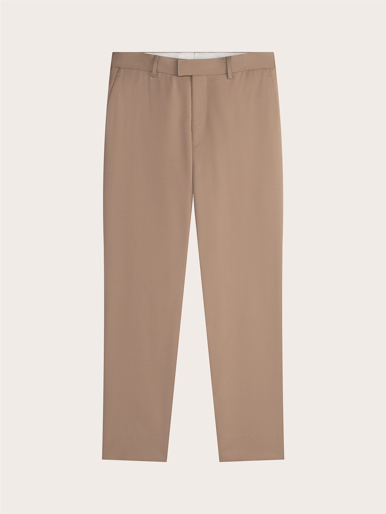Camel Brown Suit Pants - Slim