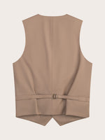 Camel Brown Suit Vest