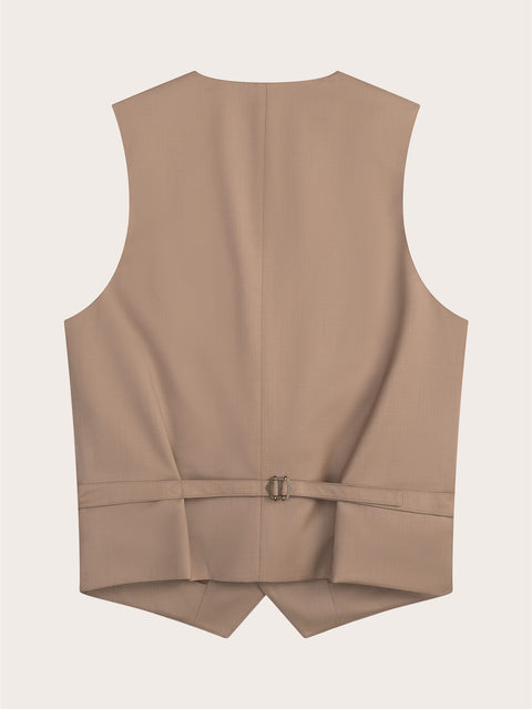 Camel Brown Suit Vest