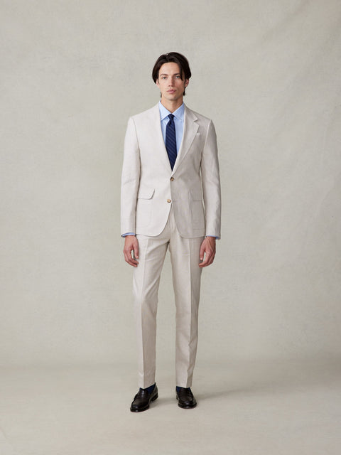 Mojave Tan Linen Suit Jacket
