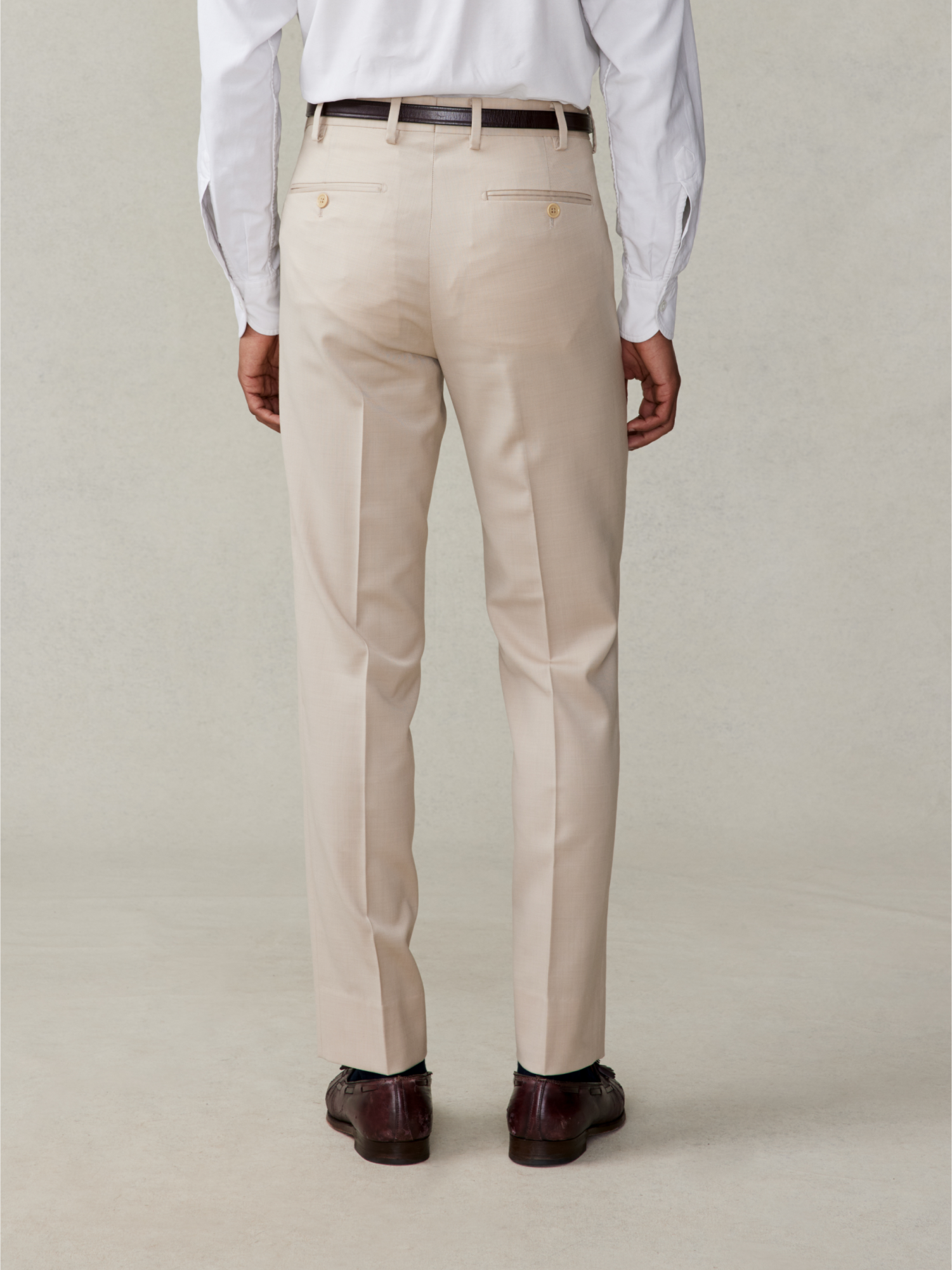 Tan Suit Pants - Slim