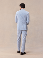 Blue & White Seersucker Suit