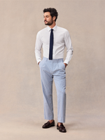 Blue & White Seersucker Suit