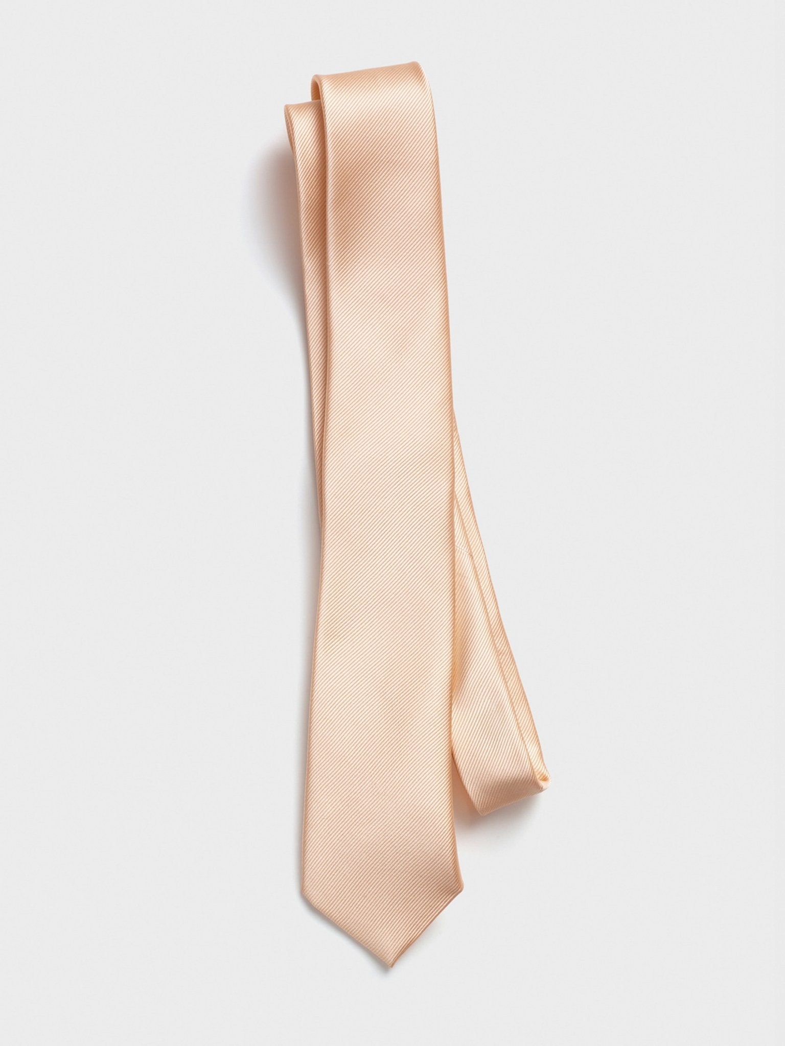 Apricot Silk Necktie - The Black Tux