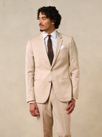 Beige Essentials Suit Swatch - The Black Tux